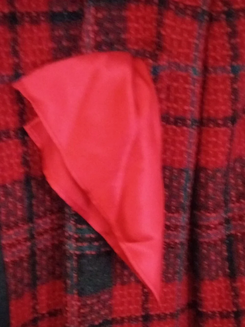 VTG John Meyer of Norwich Red Black Plaid 100% Wool Jacket & Skirt Set Plus 20W